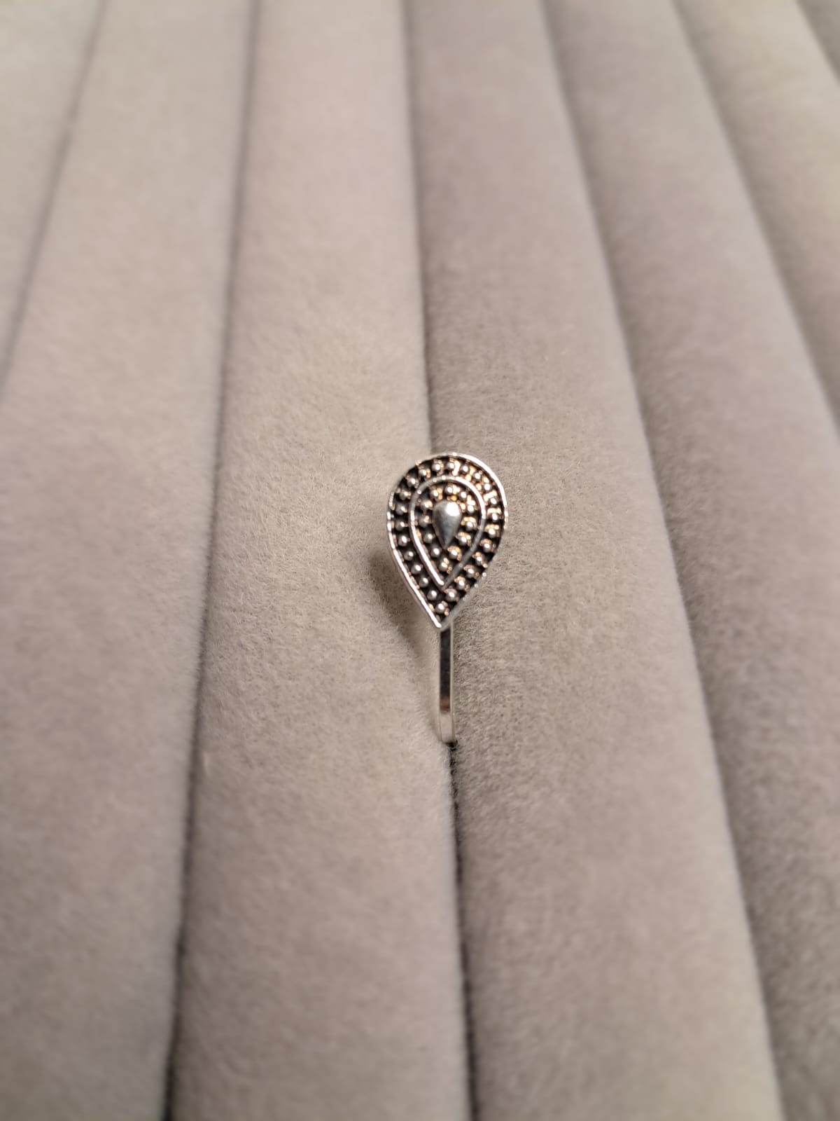 Traditional Antique Silver-Tone Nose Pins - Image 4