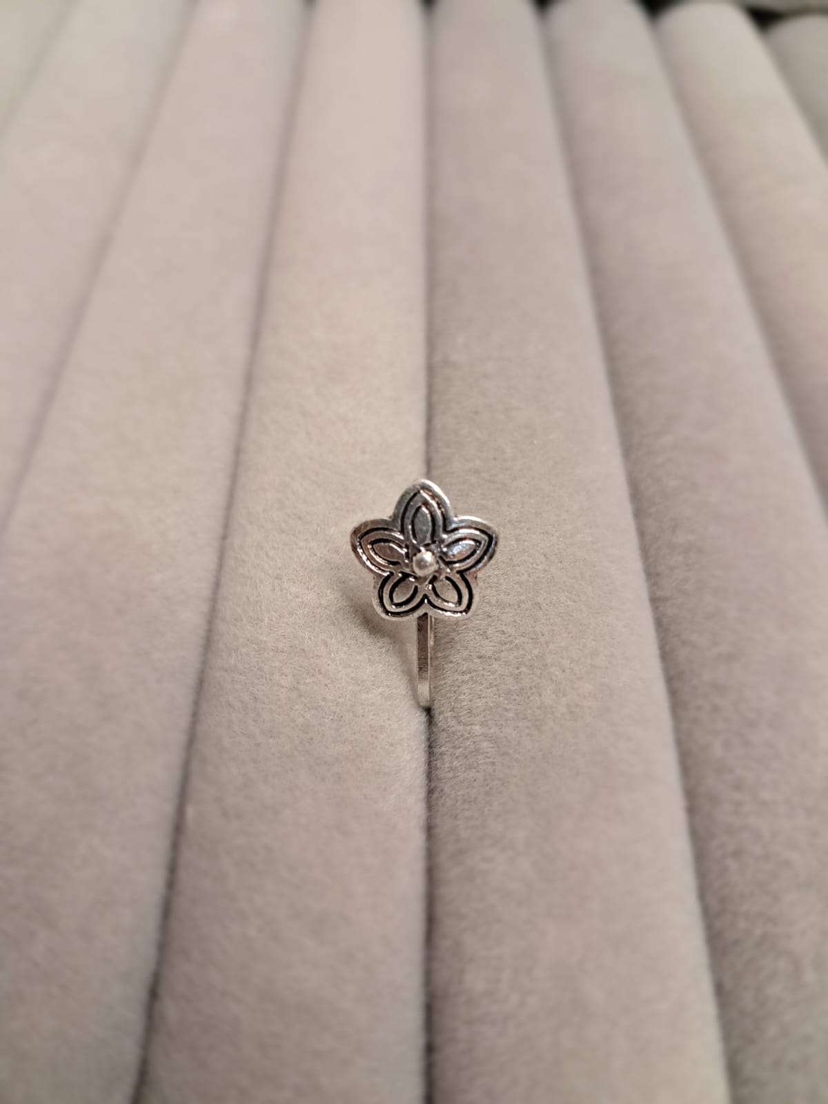 Traditional Antique Silver-Tone Nose Pins - Image 5