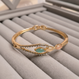 Gold-Tone Ad hydro "Eye" Motif Bracelet