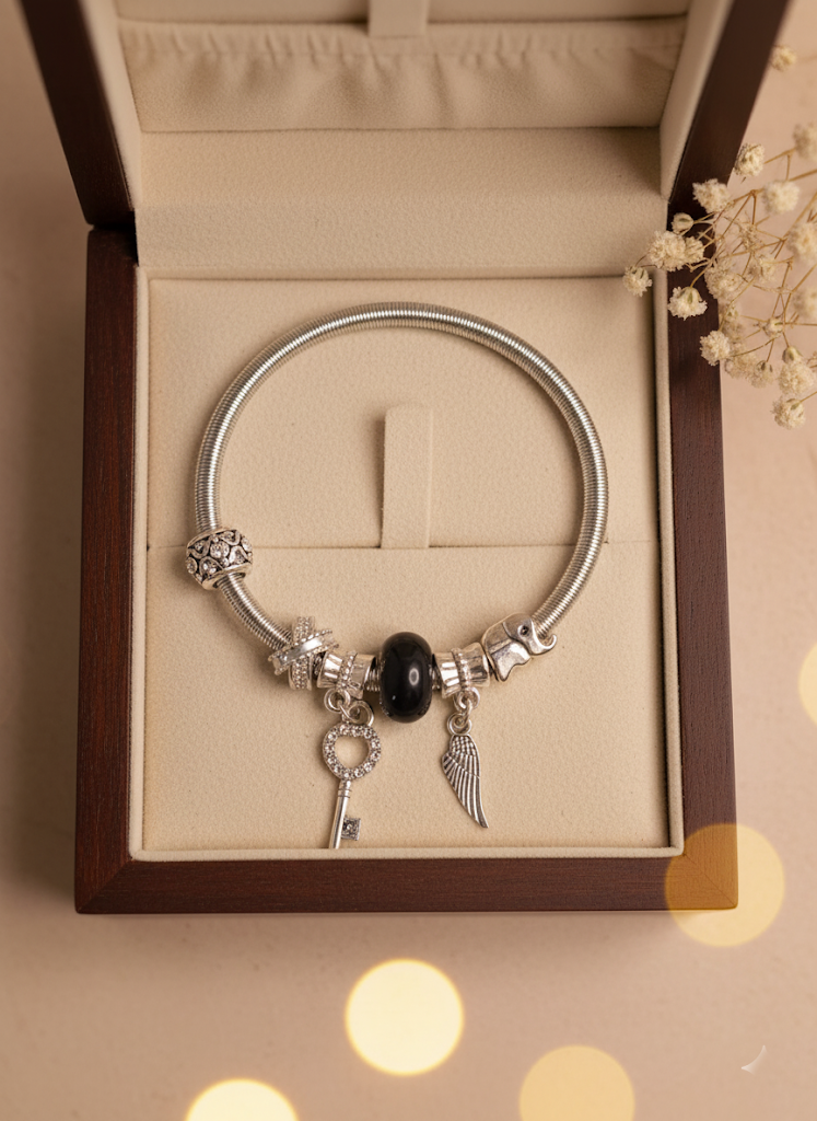 Princess Pandora-style charm bracelet