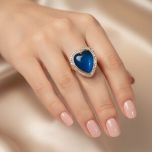 The Aurora Heart Statement Ring