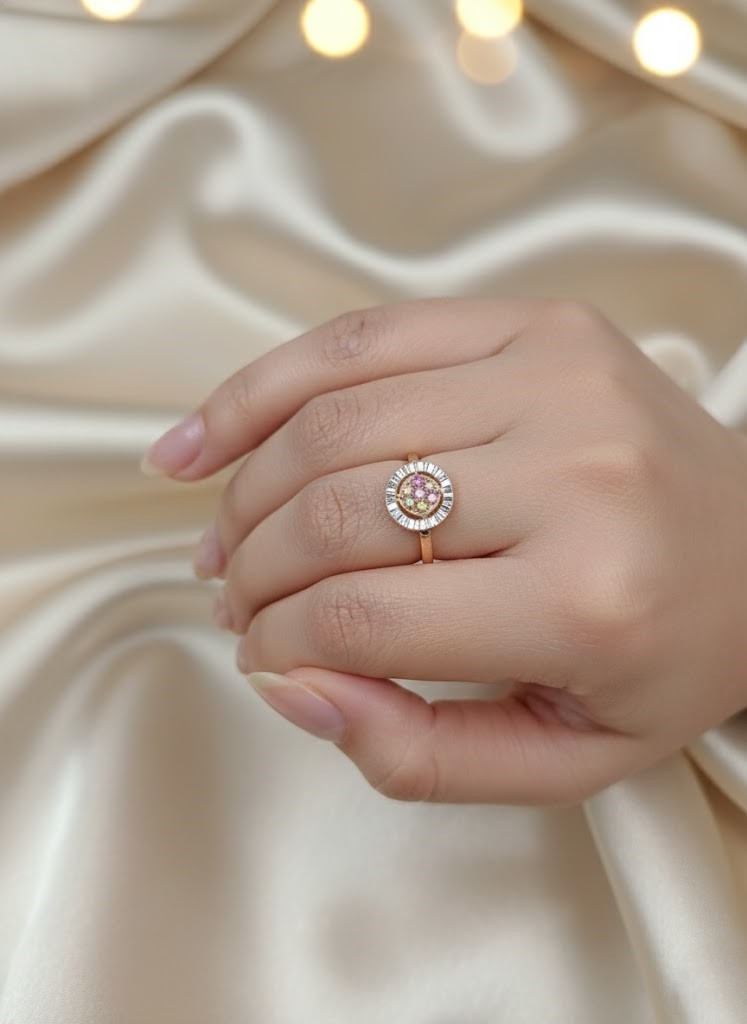Radial Starburst Halo Ring - Image 2