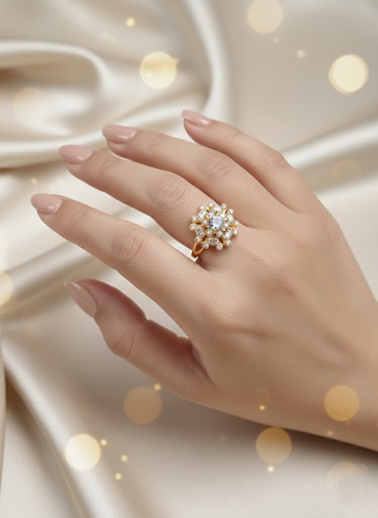 The Golden Starburst Radiance Ring - Image 2