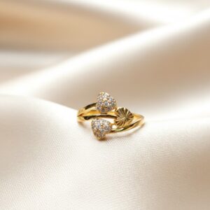 The "Heartfelt Duo" Ring