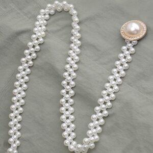 The Empress Halo Pearl Waist-Belt For Women