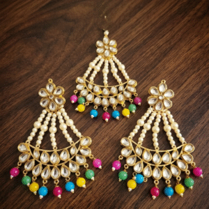Noor-e-Rang Pearl Drop Jewelry Set