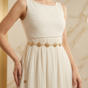 Sultanate Neo-Filigree Chain Belt for Women