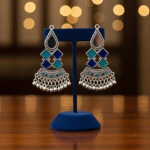 Riwaayat Mosaic Mirror Statement Earrings