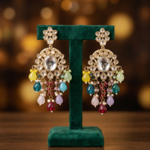 The Mehrunisa Multicolor Heritage Chandbali