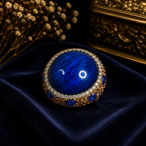 Bosphorus Sultanate Deep Blue Heirloom Ring