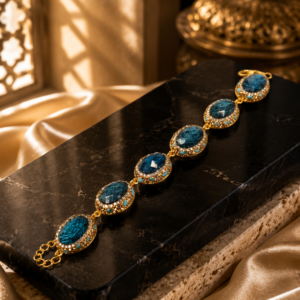 Sultan’s Aegean Blue Serpentine Link Bracelet
