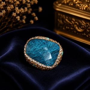 Bosphorus Turquoise Frost Cocktail Ring