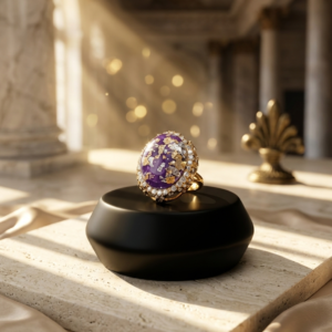 Bosphorus Ottoman Royal Violet Statement Ring