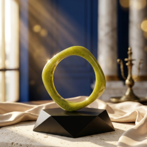 Istanbul Calm Timeless Olive Green Resin Bracelet