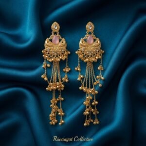 The Gulnar Kashmiri Chandbali Earrings